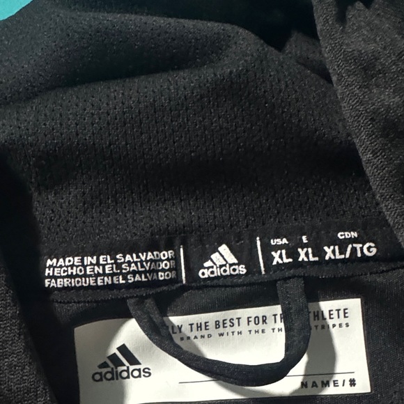 Adidas Charcoal Pullover Hoodie - Picture 2 of 3